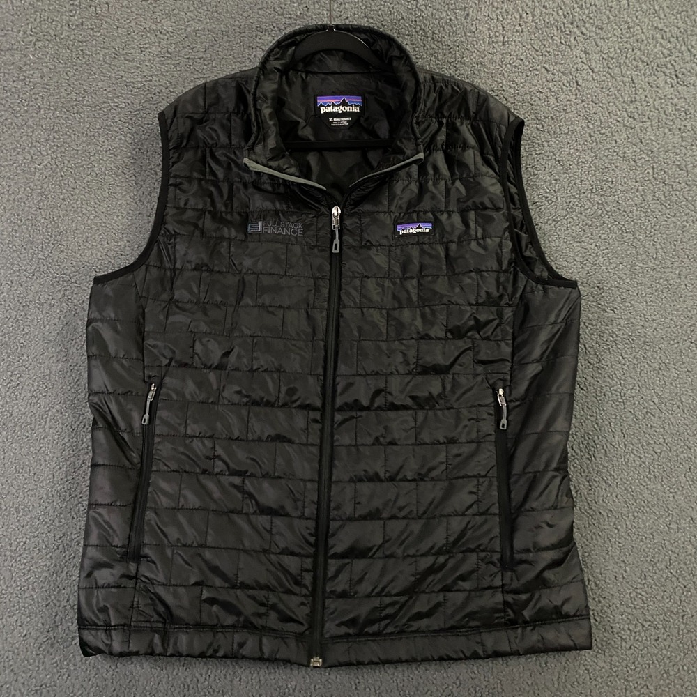 Patagonia Nano Puff Vest Mens XL Insulated Puffer Primaloft Black 84242
